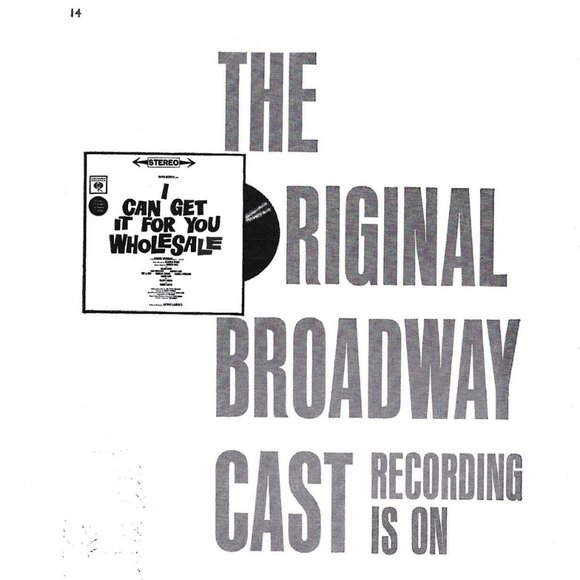 I Can Get it for You Wholesale Columbia Records 1960s Vintage Print Ad 9 in - Picture 2 of 2